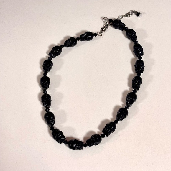 Tarina Tarantino Black Skull Necklace - Picture 2 of 4